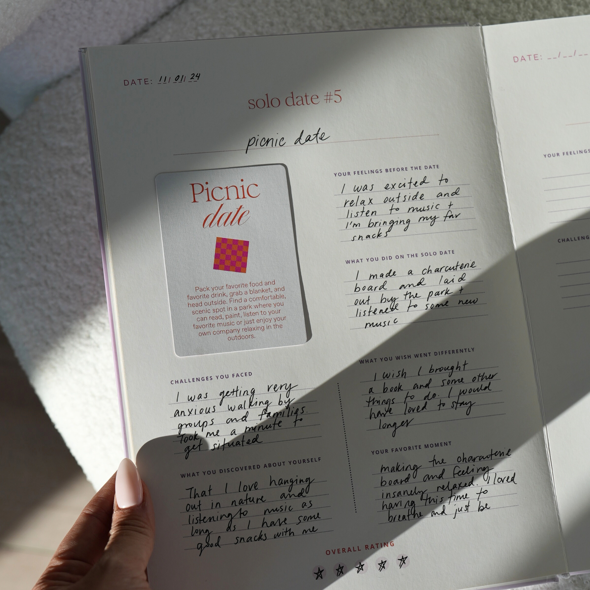 SOLO DATE KIT | Solo Date Cards & Journal