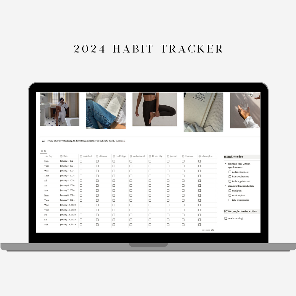 
                  
                    habit tracker + level up checklist ✨
                  
                