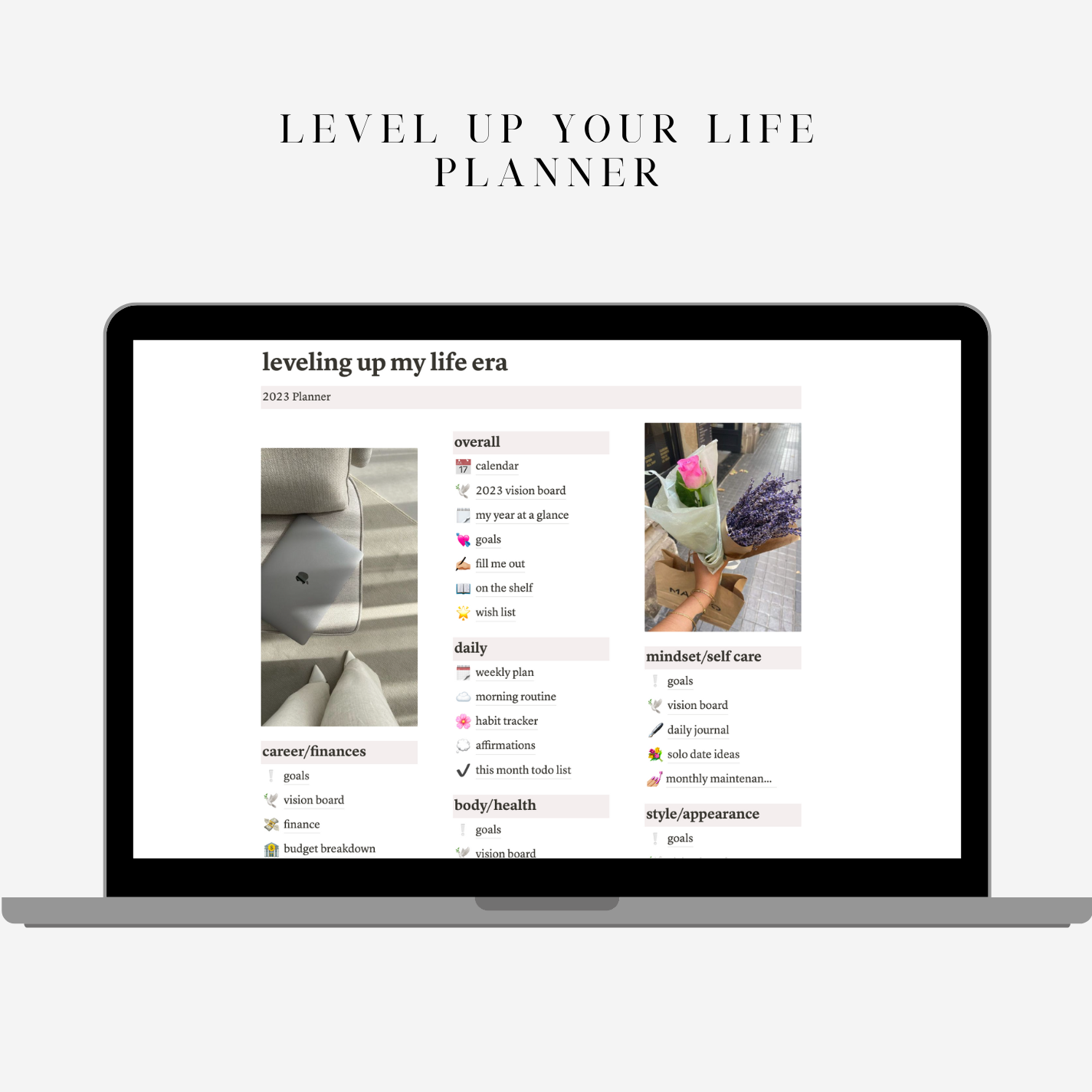 
                  
                    level up your life ♡ planner
                  
                