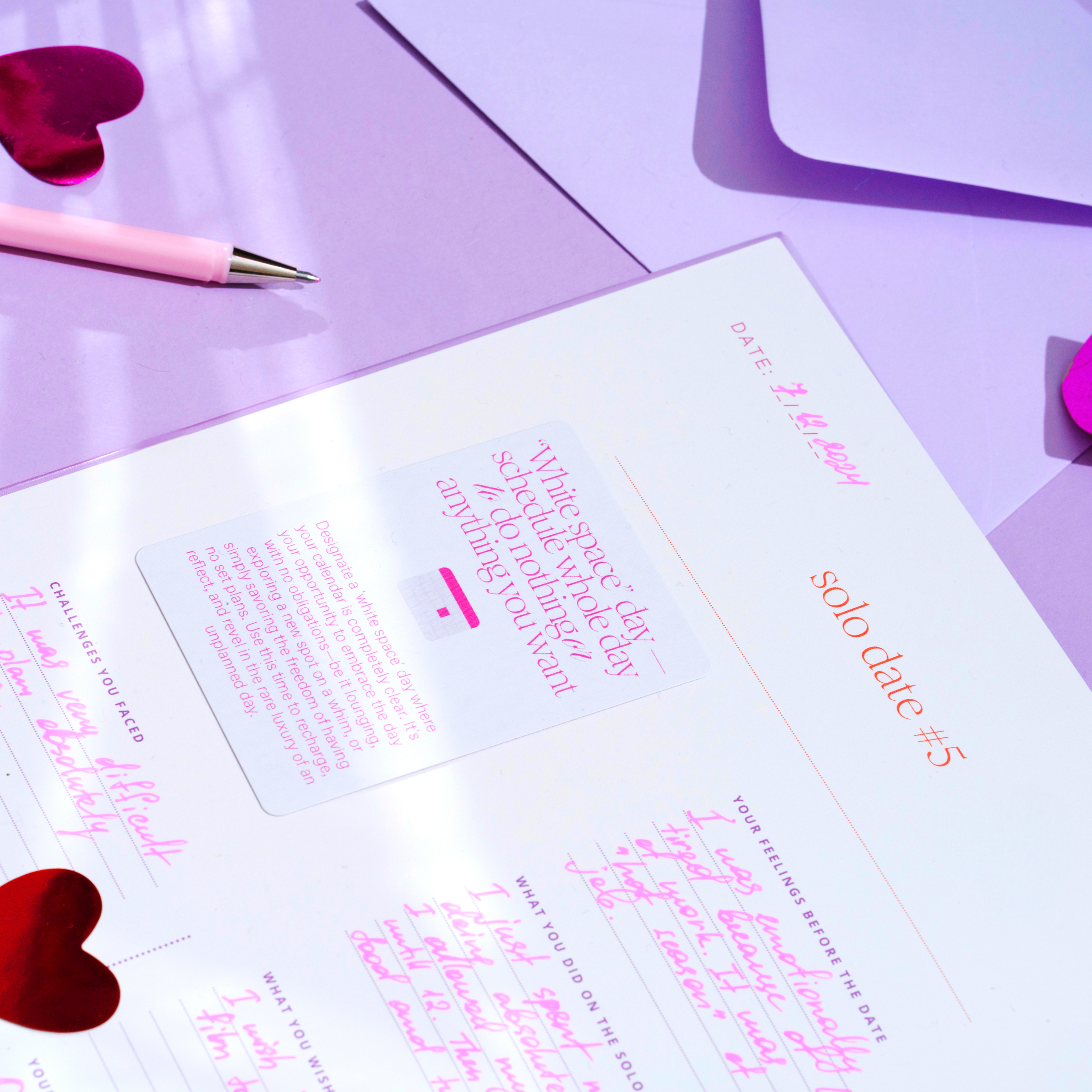 SOLO DATE KIT | Solo Date Cards & Journal