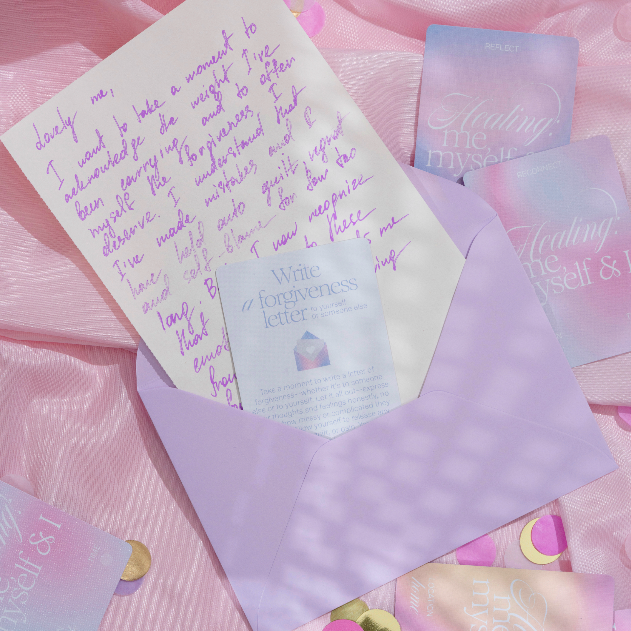 Healing: me myself & I | SELF CARE CARDS