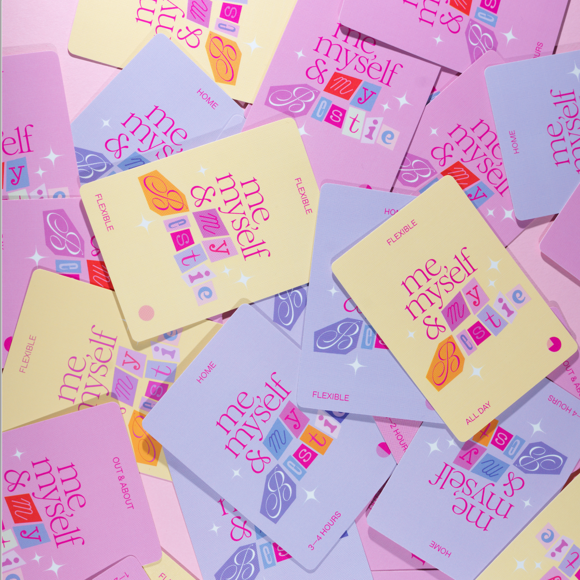 me myself & my bestie | BESTIE ACTIVITY CARDS