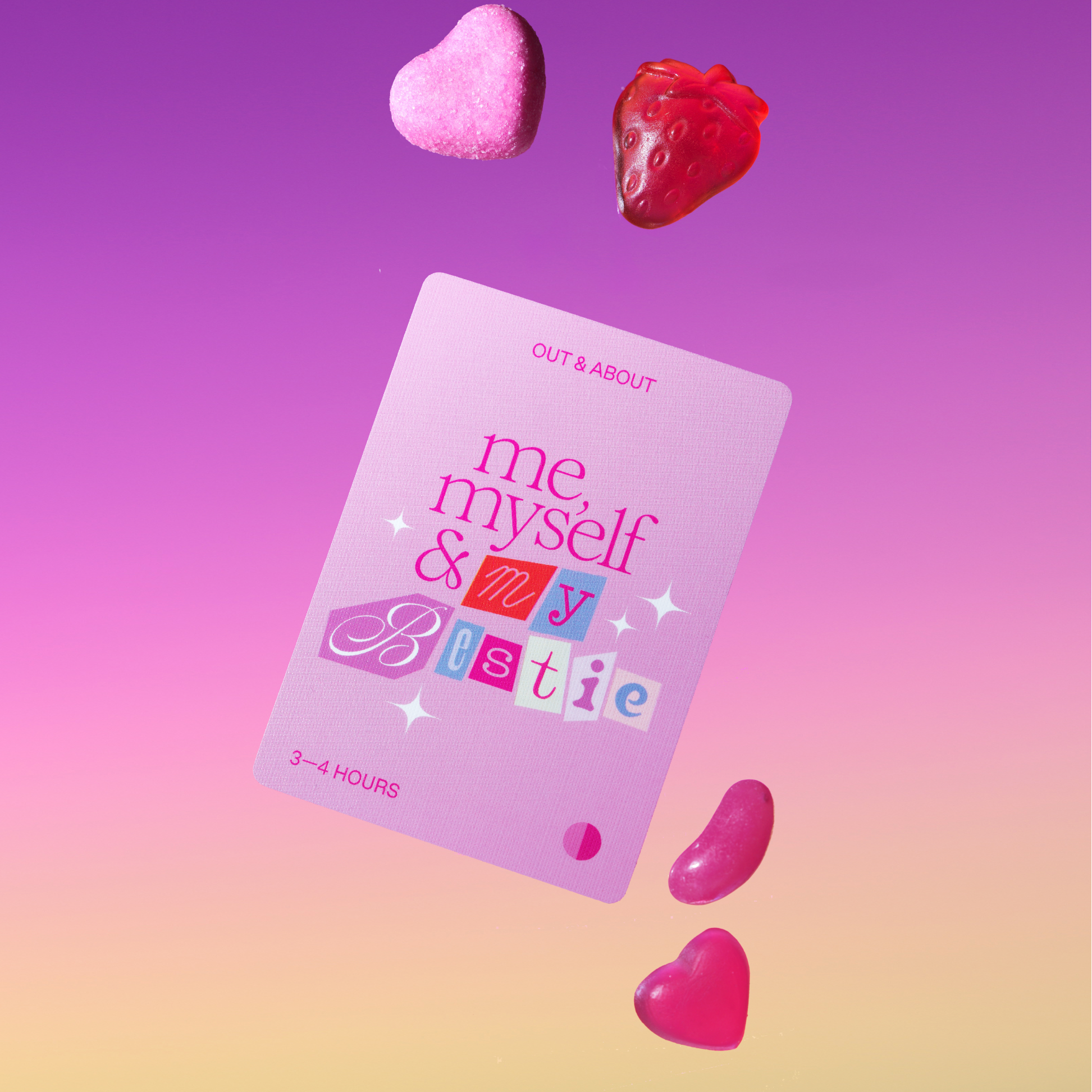 me myself & my bestie | BESTIE ACTIVITY CARDS