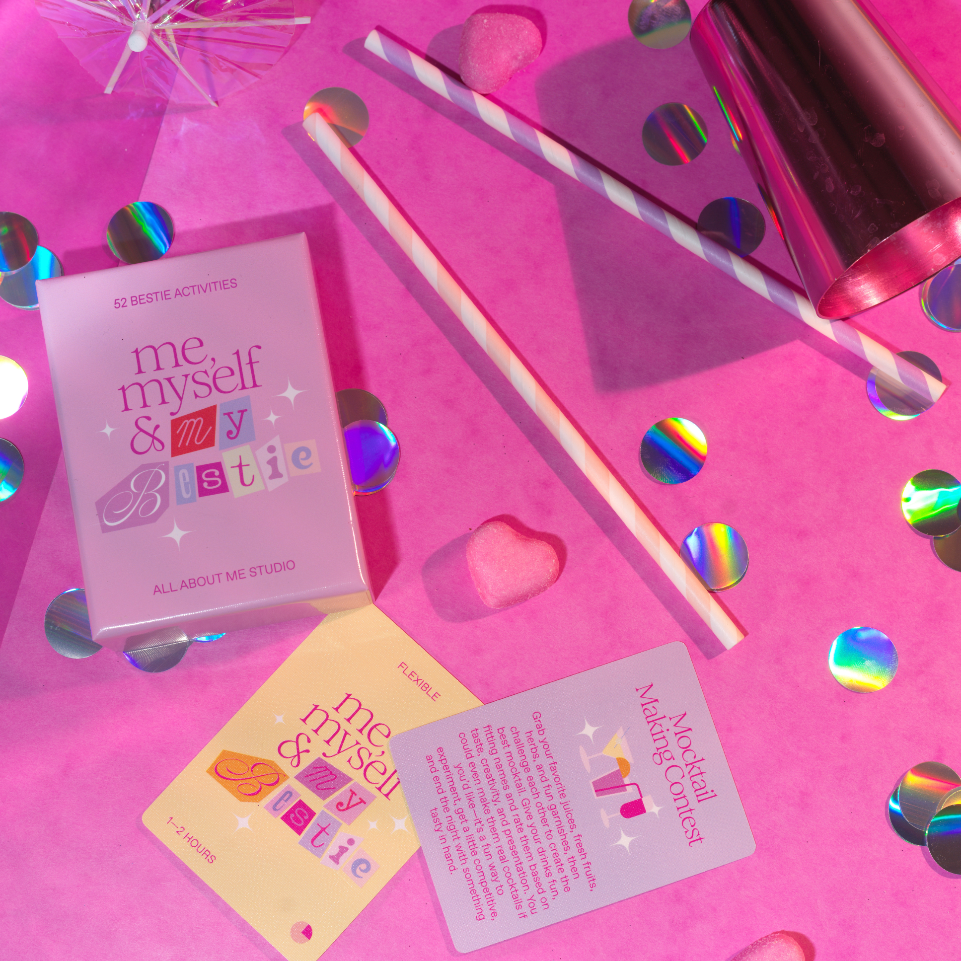 me myself & my bestie | BESTIE ACTIVITY CARDS