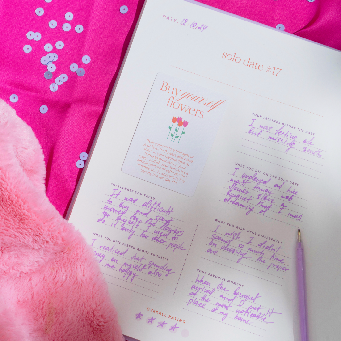 Dating: me myself & I | SOLO DATE JOURNAL
