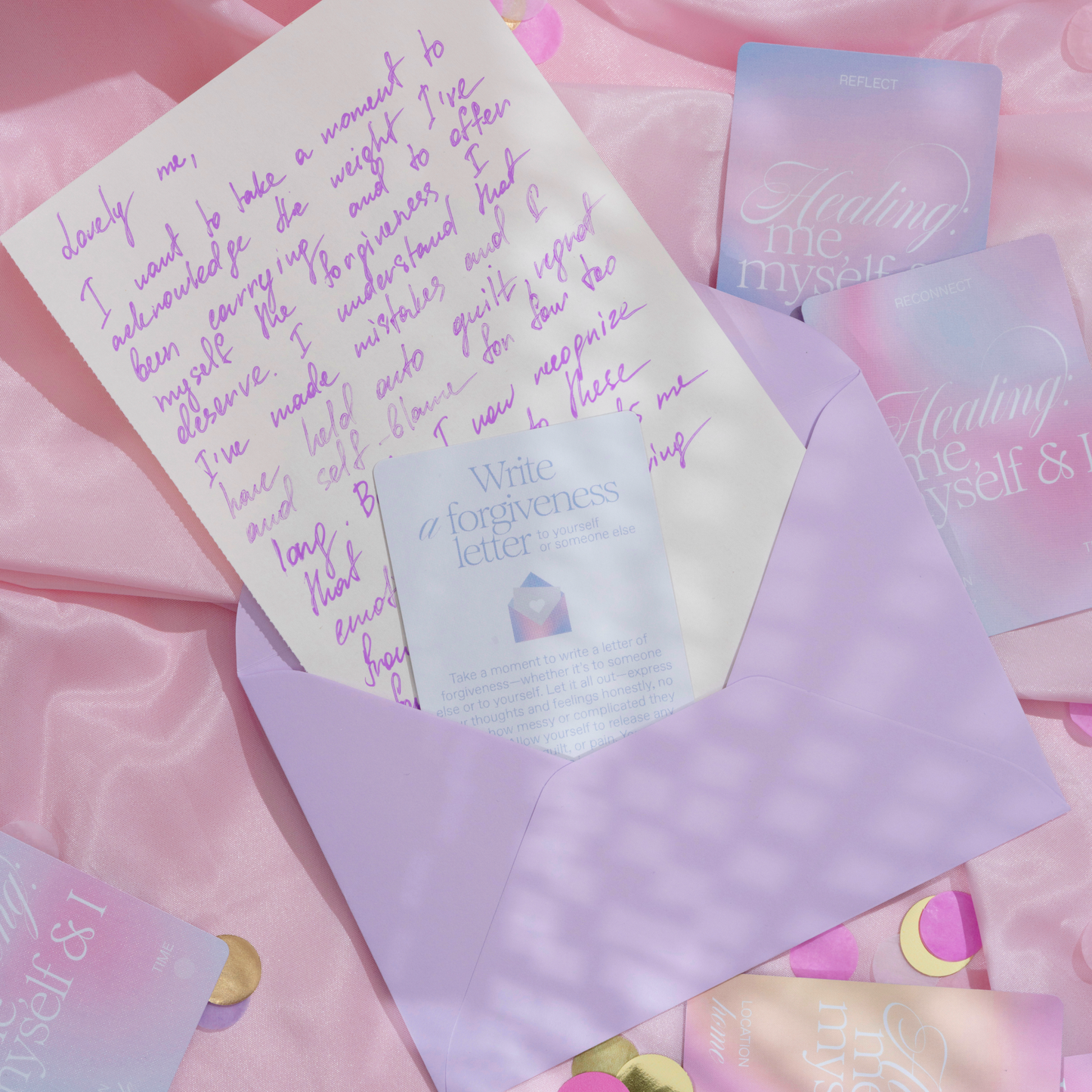 Healing: me myself & I | SELF CARE CARDS