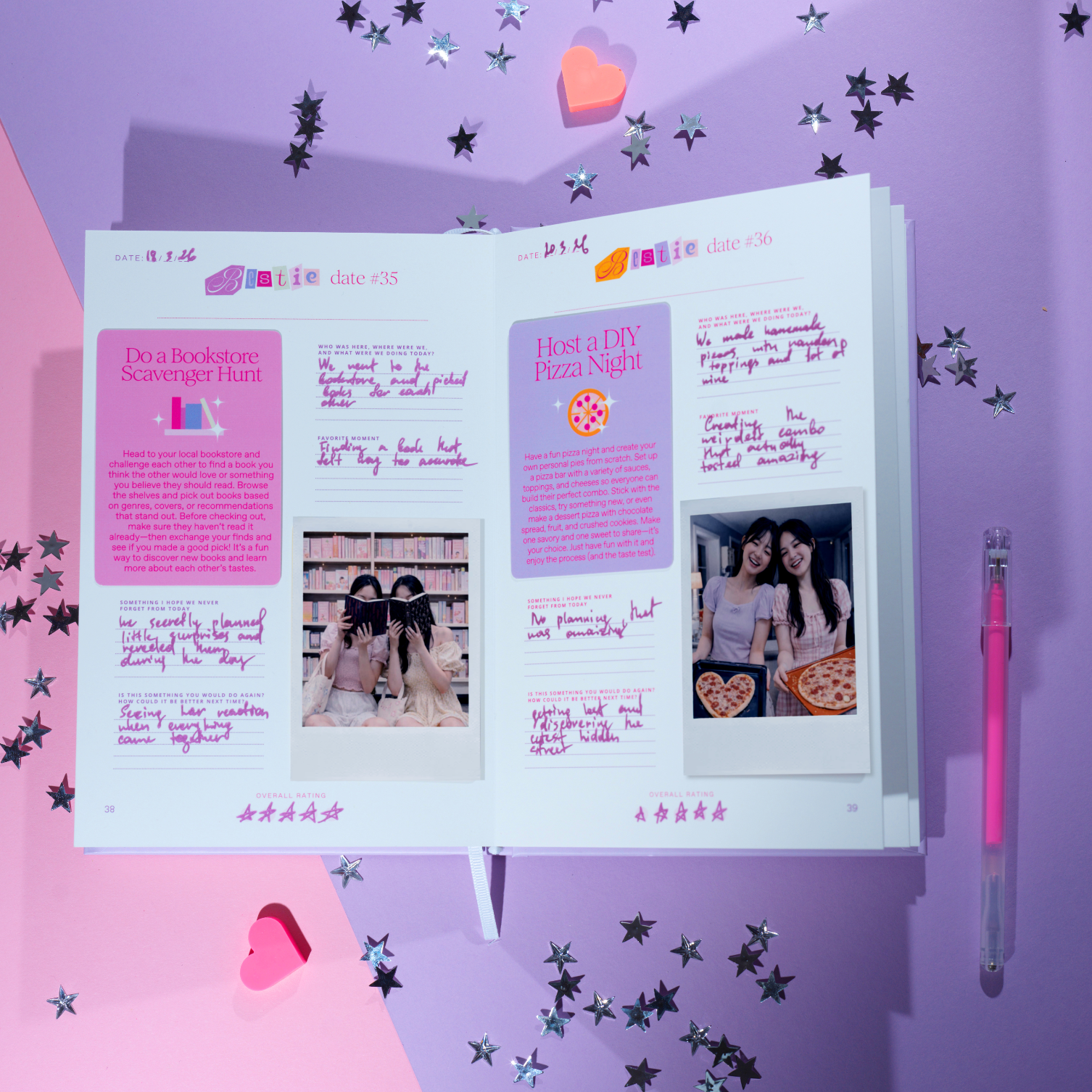 BESTIE DATE KIT | Activity Cards & Memory Journal