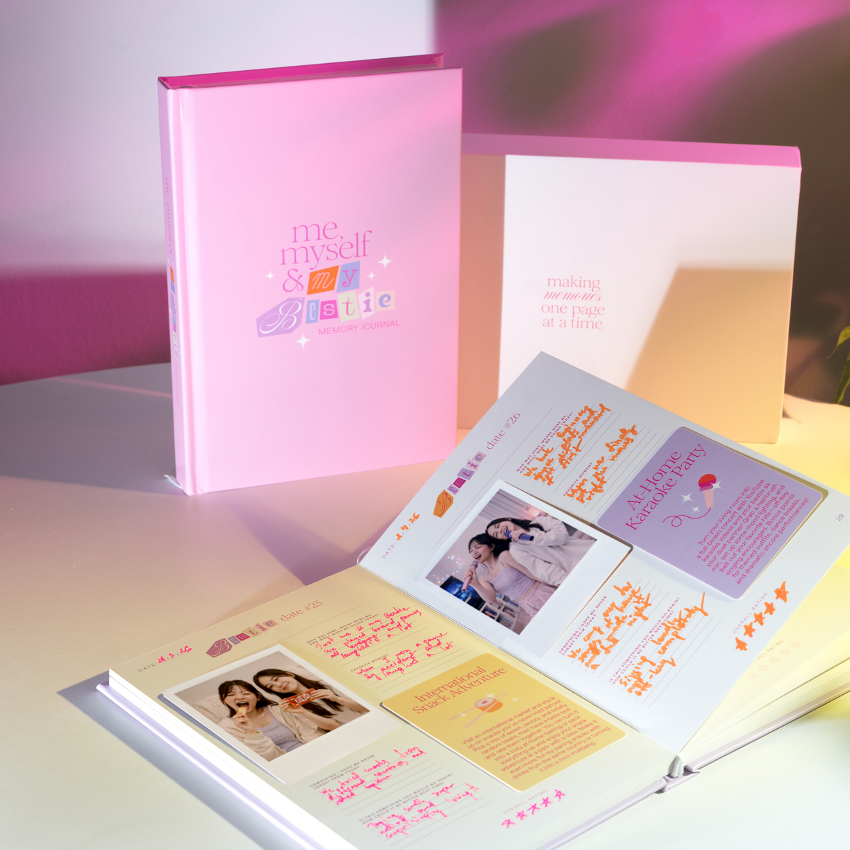 BESTIE DATE KIT | Activity Cards & Memory Journal – All About Me Studio