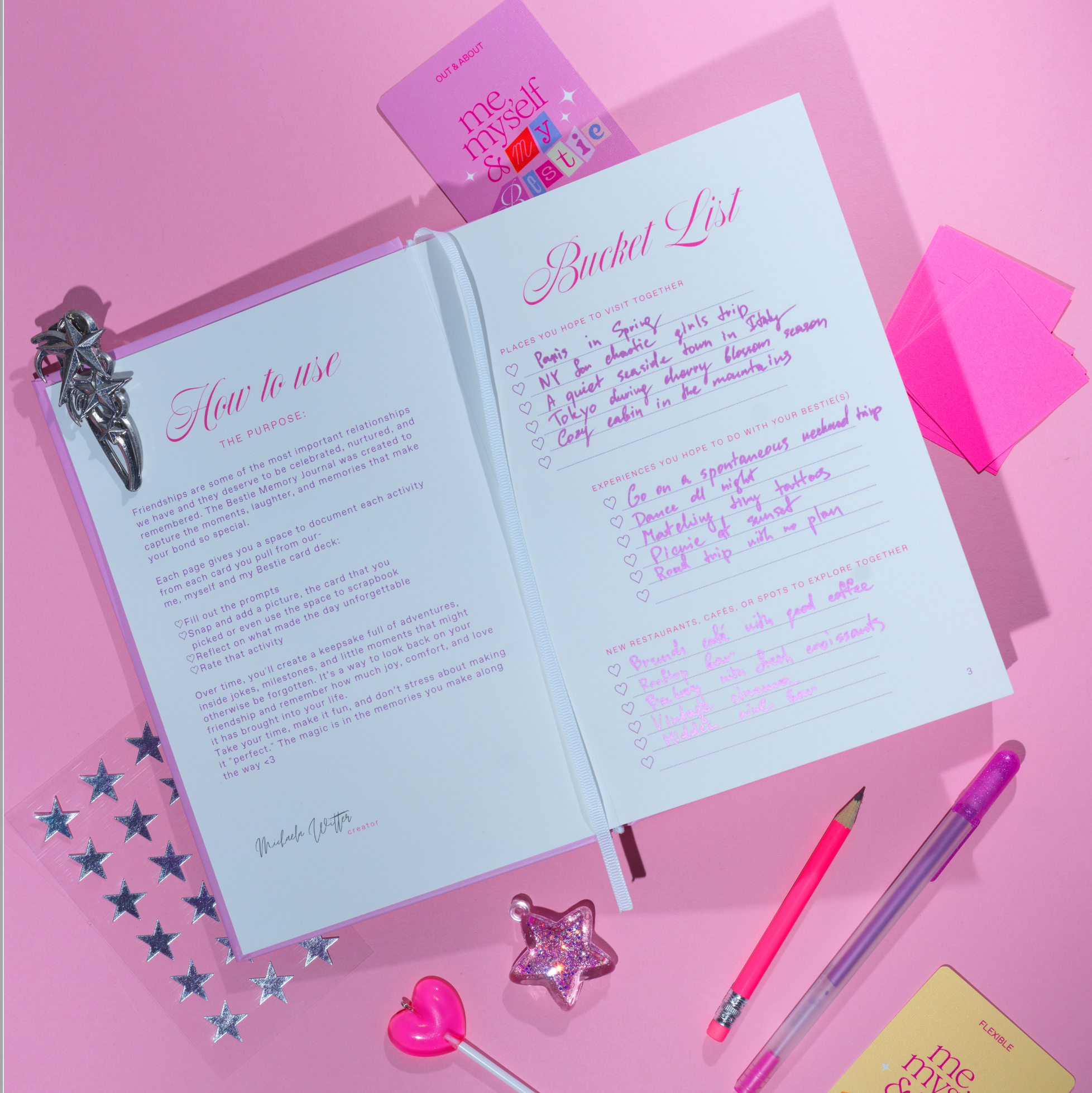 me myself & my bestie | MEMORY JOURNAL