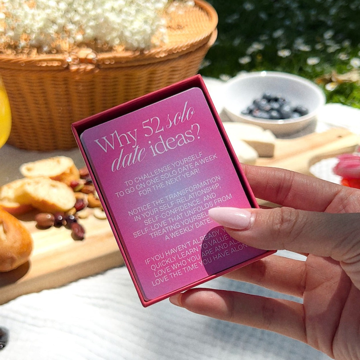 Dating: me myself & I | SOLO DATE CARDS